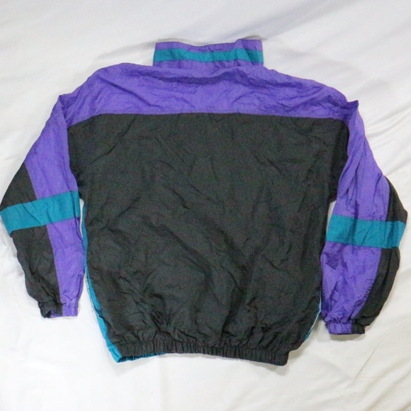 Vintage PRO SPIRIT Color Block Track Jacket Tall Sz Large - Picture 3 of 8